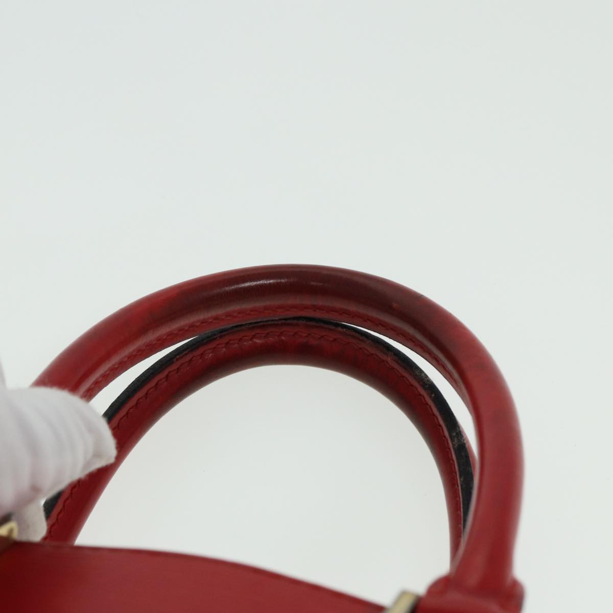 LOUIS VUITTON Epi Pont Neuf Hand Bag Red M52057 LV Auth 81568