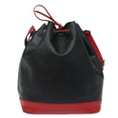 LOUIS VUITTON Epi Noe Shoulder Bag By color Black Red M44017 LV Auth 81573-2