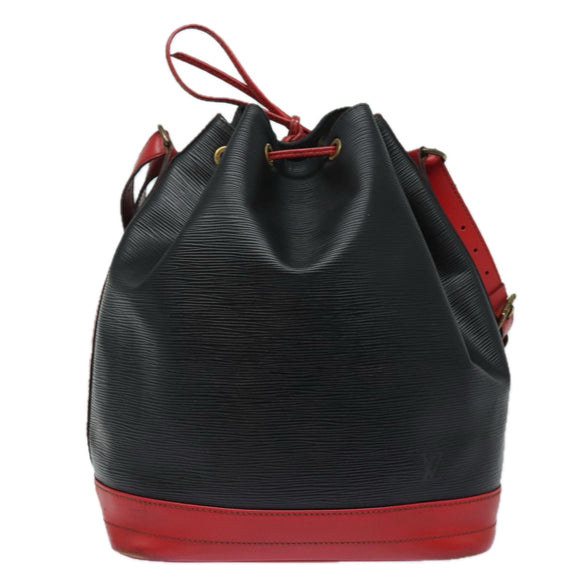 LOUIS VUITTON Epi Noe Shoulder Bag By color Black Red M44017 LV Auth 81573