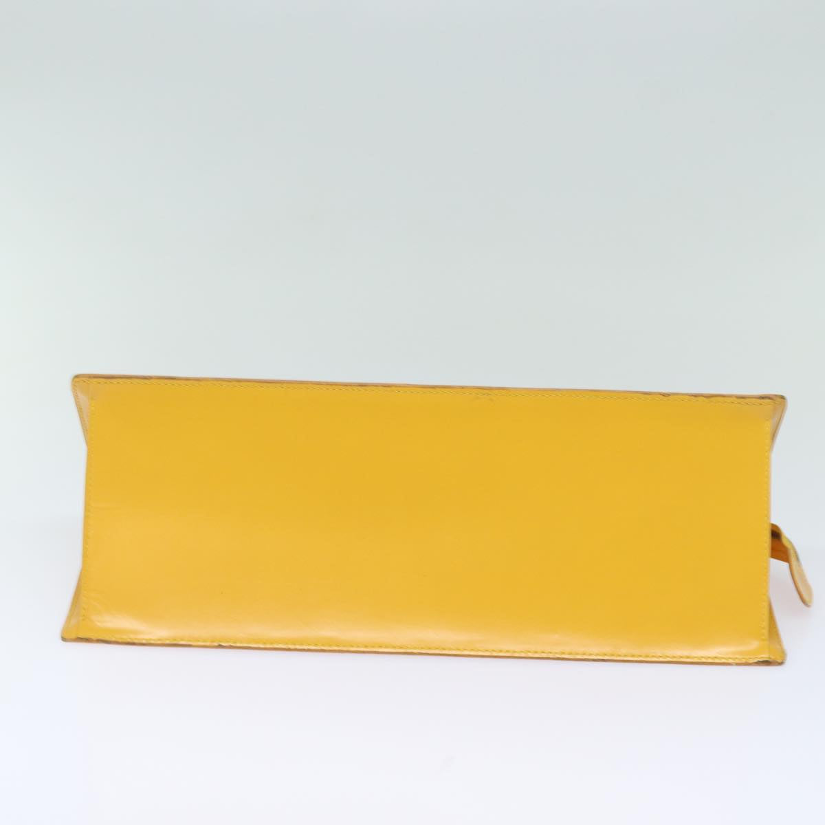 LOUIS VUITTON Epi Sac Triangle Hand Bag Yellow M52099 LV Auth 81577