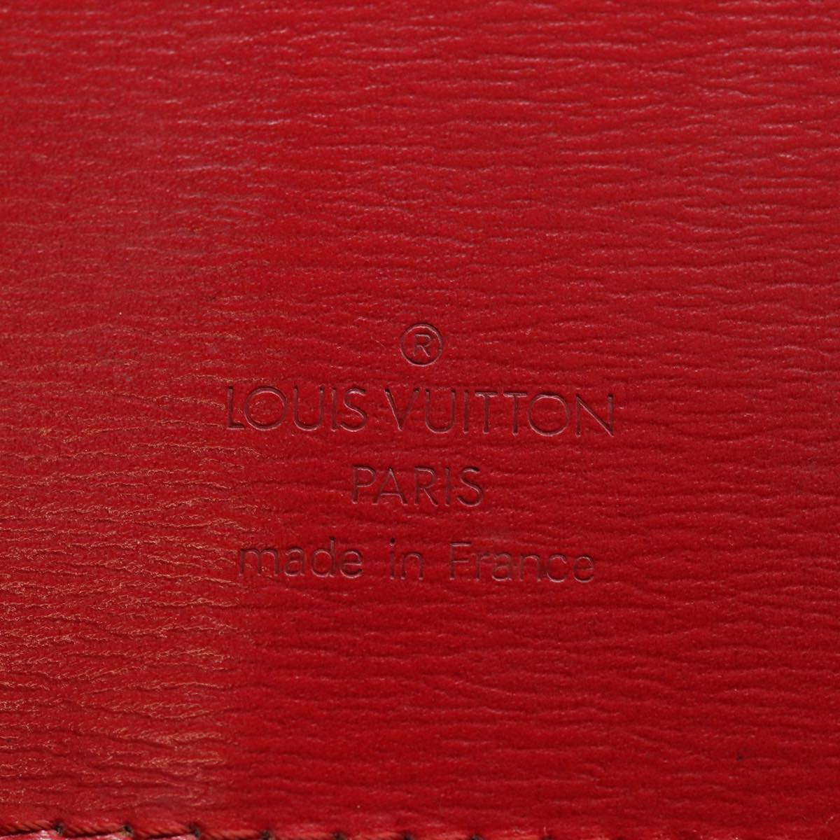 LOUIS VUITTON Epi Cluny Shoulder Bag Red M52257 LV Auth 81583