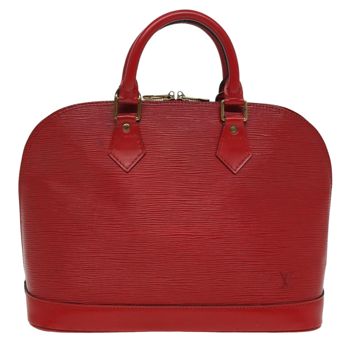 LOUIS VUITTON Epi Alma Hand Bag Castilian Red M52147 LV Auth 81584