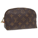LOUIS VUITTON Monogram Pochette Cosmetic PM Cosmetic Pouch M47515 LV Auth 81600-1