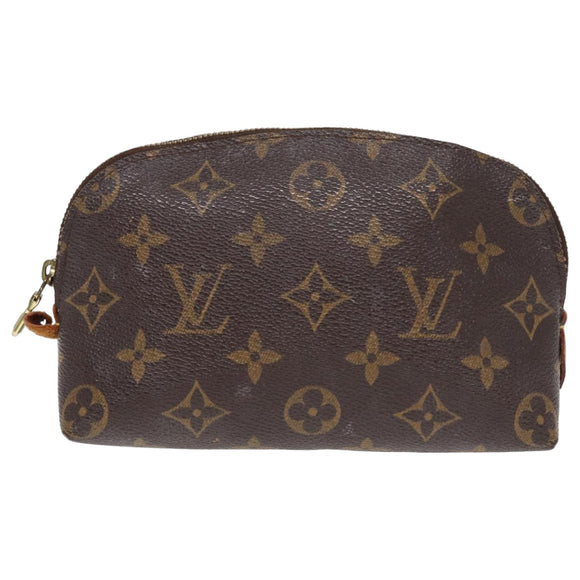 LOUIS VUITTON Monogram Pochette Cosmetic PM Cosmetic Pouch M47515 LV Auth 81600