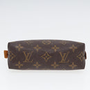 LOUIS VUITTON Monogram Pochette Cosmetic PM Cosmetic Pouch M47515 LV Auth 81600-6