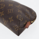 LOUIS VUITTON Monogram Pochette Cosmetic PM Cosmetic Pouch M47515 LV Auth 81600-7