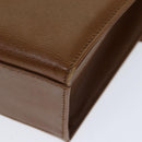 Christian Dior Shoulder Bag Leather Brown Auth 81611-15