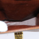 Christian Dior Shoulder Bag Leather Brown Auth 81611-11