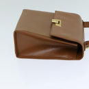 Christian Dior Shoulder Bag Leather Brown Auth 81611-3