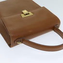 Christian Dior Shoulder Bag Leather Brown Auth 81611-6