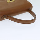 Christian Dior Shoulder Bag Leather Brown Auth 81611-7