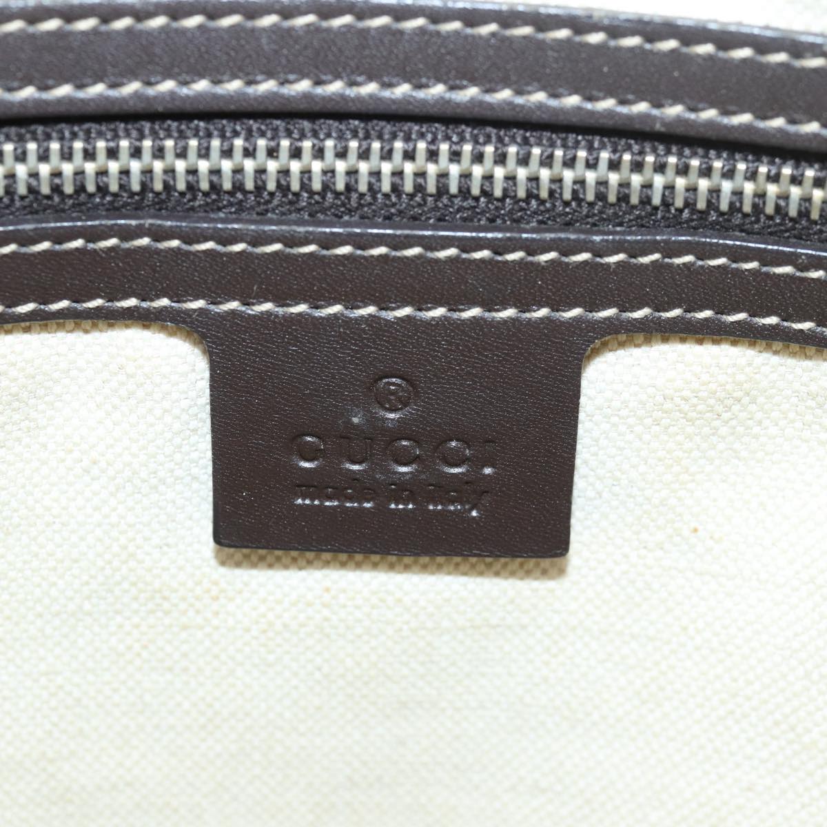 GUCCI GG Canvas Lovely Hand Bag Beige 257069 Auth 81622