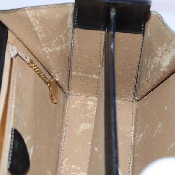 CELINE Handtasche Leder Schwarz Original 81636