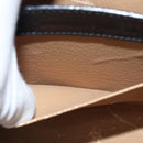 CELINE Hand Bag Leather Black Auth 81636-21