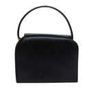 CELINE Hand Bag Leather Black Auth 81636-2