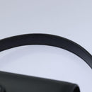 CELINE Hand Bag Leather Black Auth 81636-14