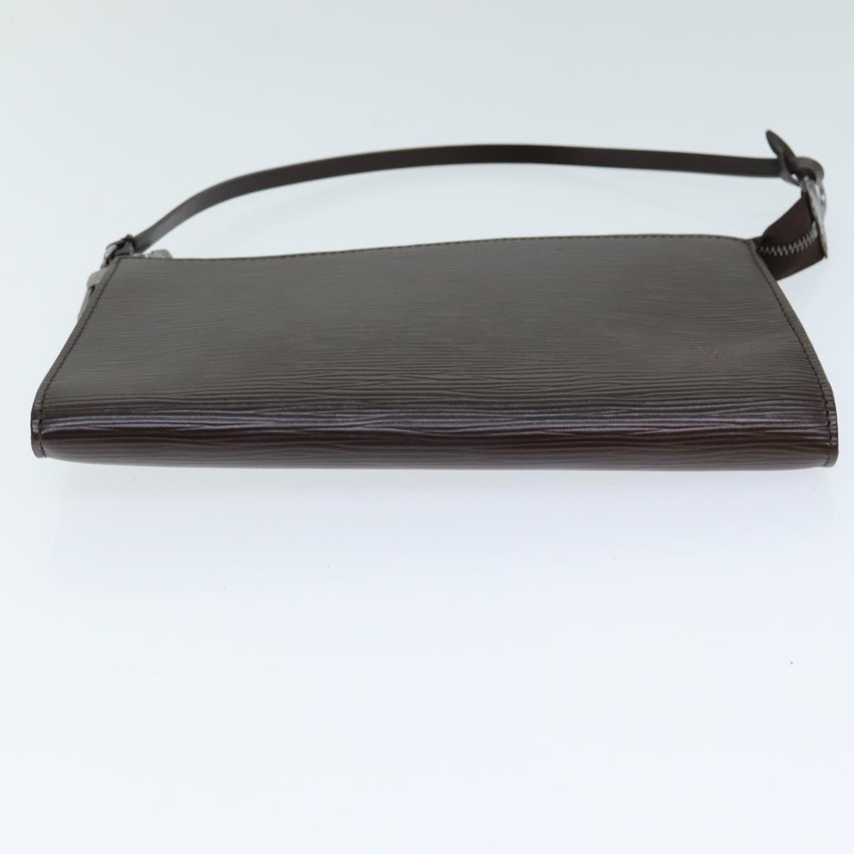 LOUIS VUITTON Epi Pochette Accessoires Pouch Mocha M5294D LV Auth 81692