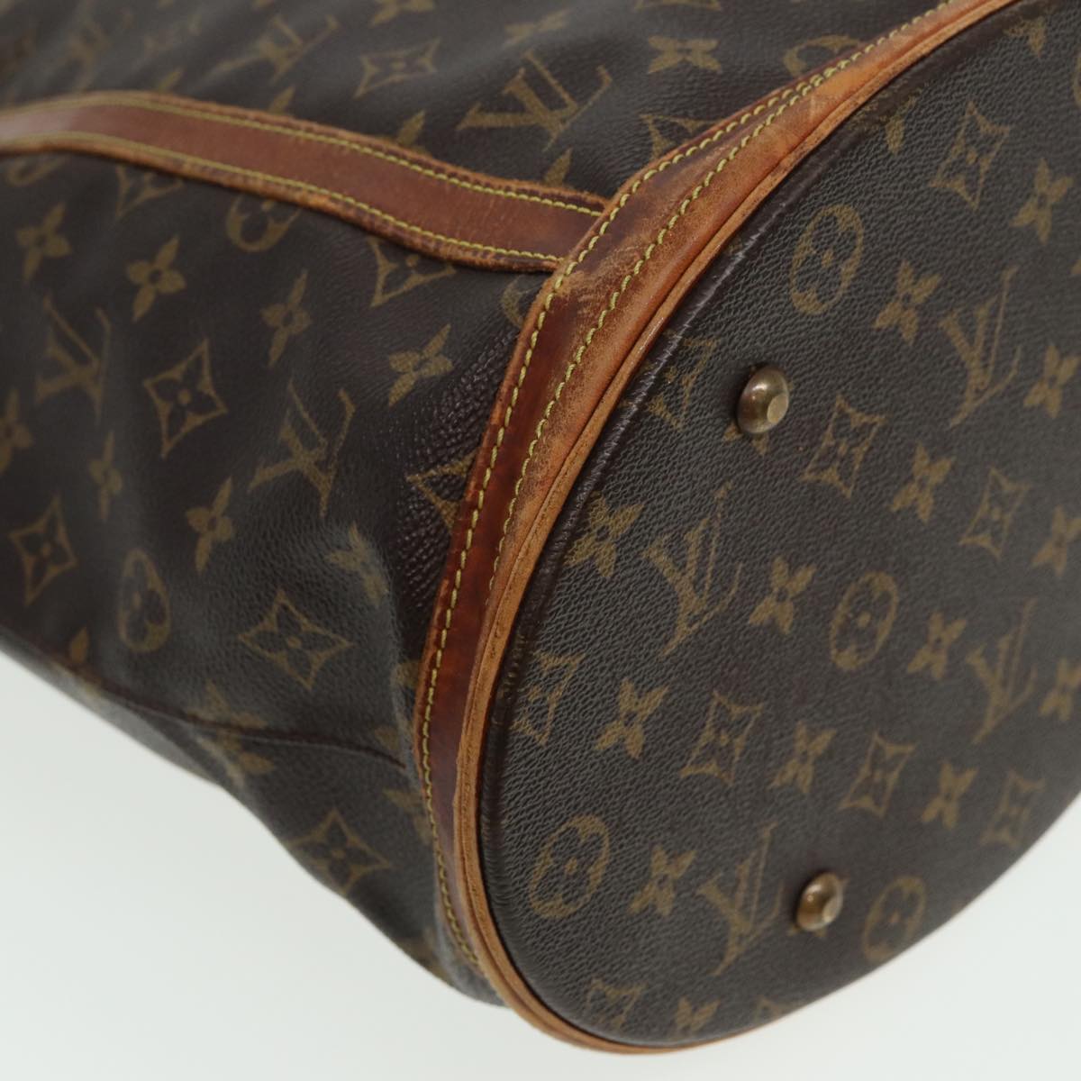 LOUIS VUITTON Monogram Bucket GM Shoulder Bag M42236 LV Auth 81702