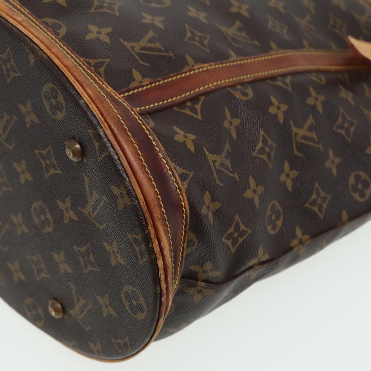 LOUIS VUITTON Monogram Bucket GM Shoulder Bag M42236 LV Auth 81702