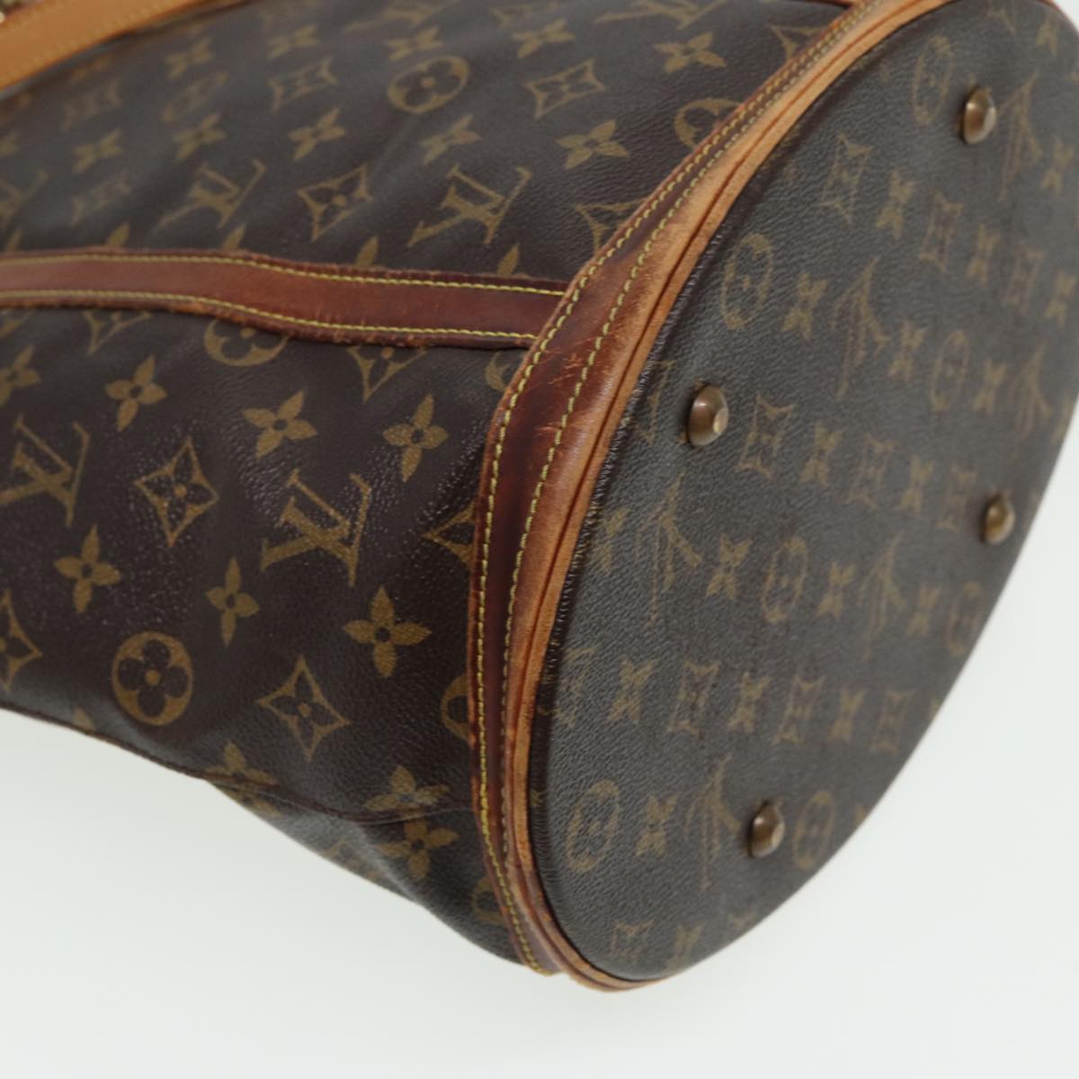 LOUIS VUITTON Monogram Bucket GM Shoulder Bag M42236 LV Auth 81702