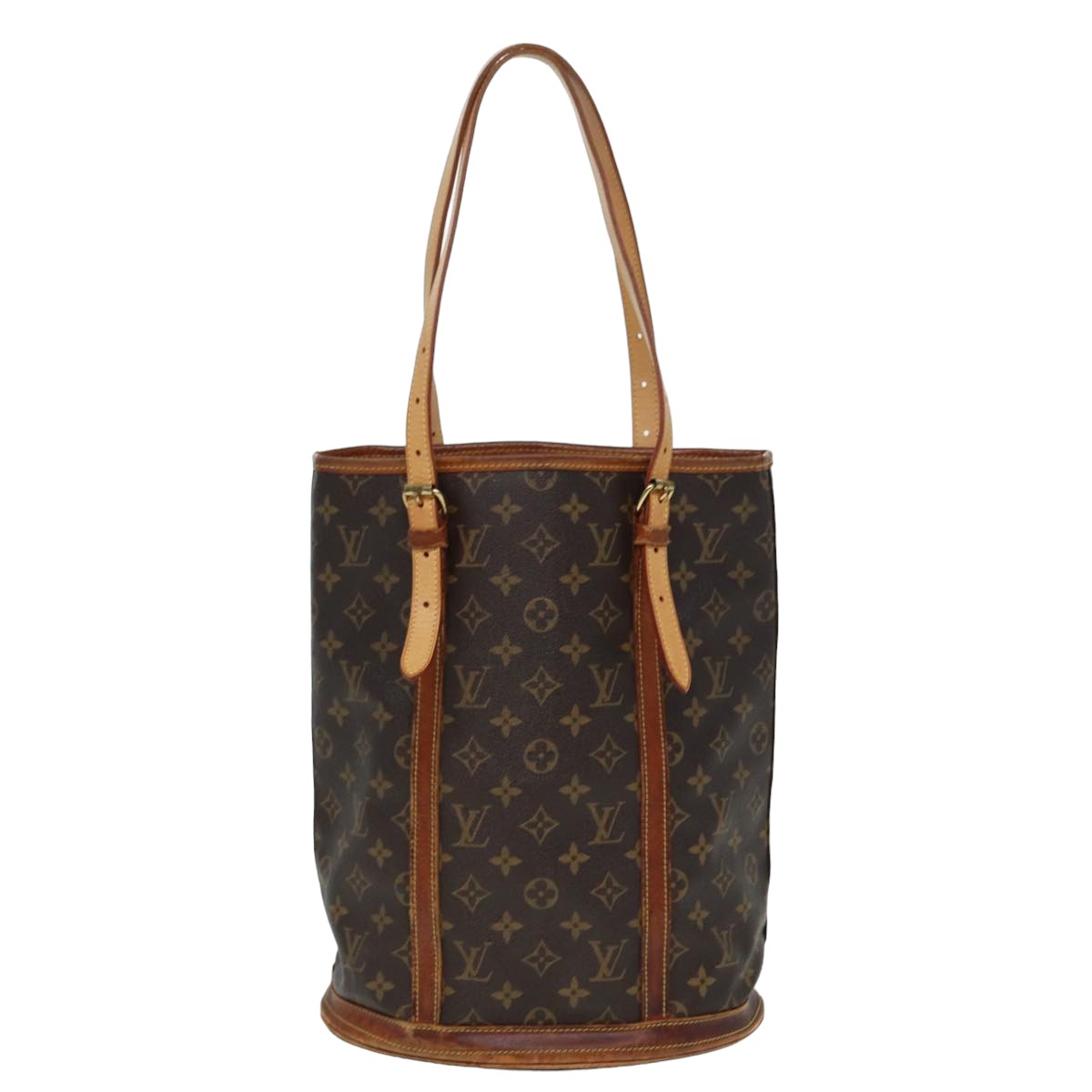 LOUIS VUITTON Monogram Bucket GM Shoulder Bag M42236 LV Auth 81702