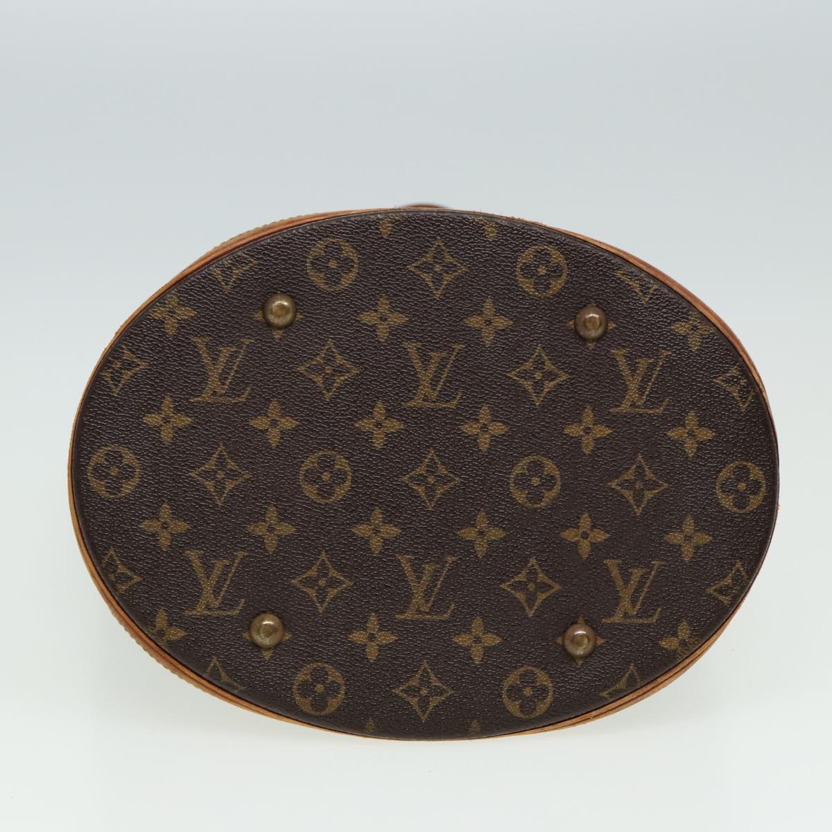 LOUIS VUITTON Monogram Bucket GM Shoulder Bag M42236 LV Auth 81702