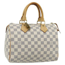 LOUIS VUITTON Damier Azur Speedy 25 Hand Bag N41534 LV Auth 81705-1