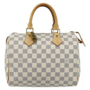 LOUIS VUITTON Damier Azur Speedy 25 Hand Bag N41534 LV Auth 81705-13