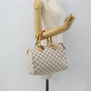 LOUIS VUITTON Damier Azur Speedy 25 Hand Bag N41534 LV Auth 81705-12