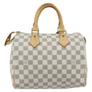 LOUIS VUITTON Damier Azur Speedy 25 Hand Bag N41534 LV Auth 81705-2