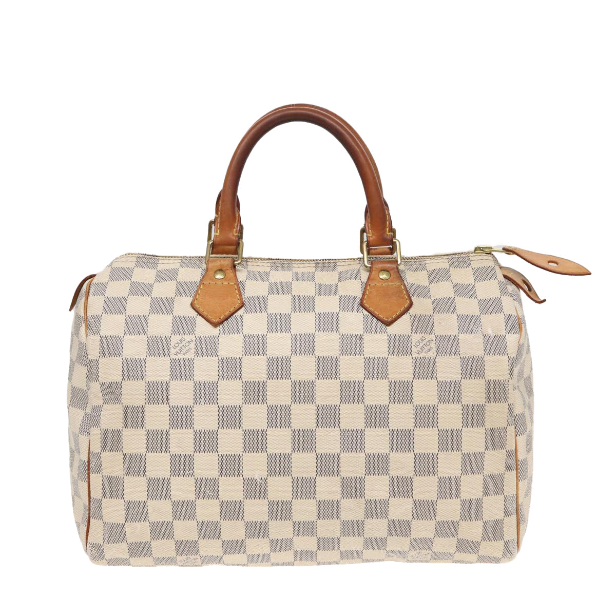 LOUIS VUITTON Damier Azur Speedy 30 Hand Bag N41533 LV Auth 81707