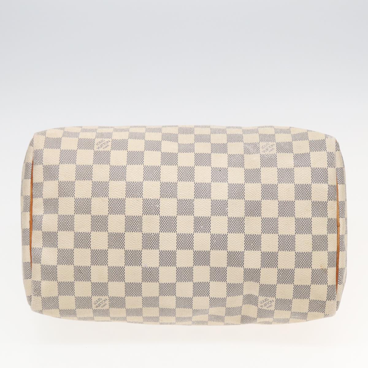 LOUIS VUITTON Damier Azur Speedy 30 Hand Bag N41533 LV Auth 81707