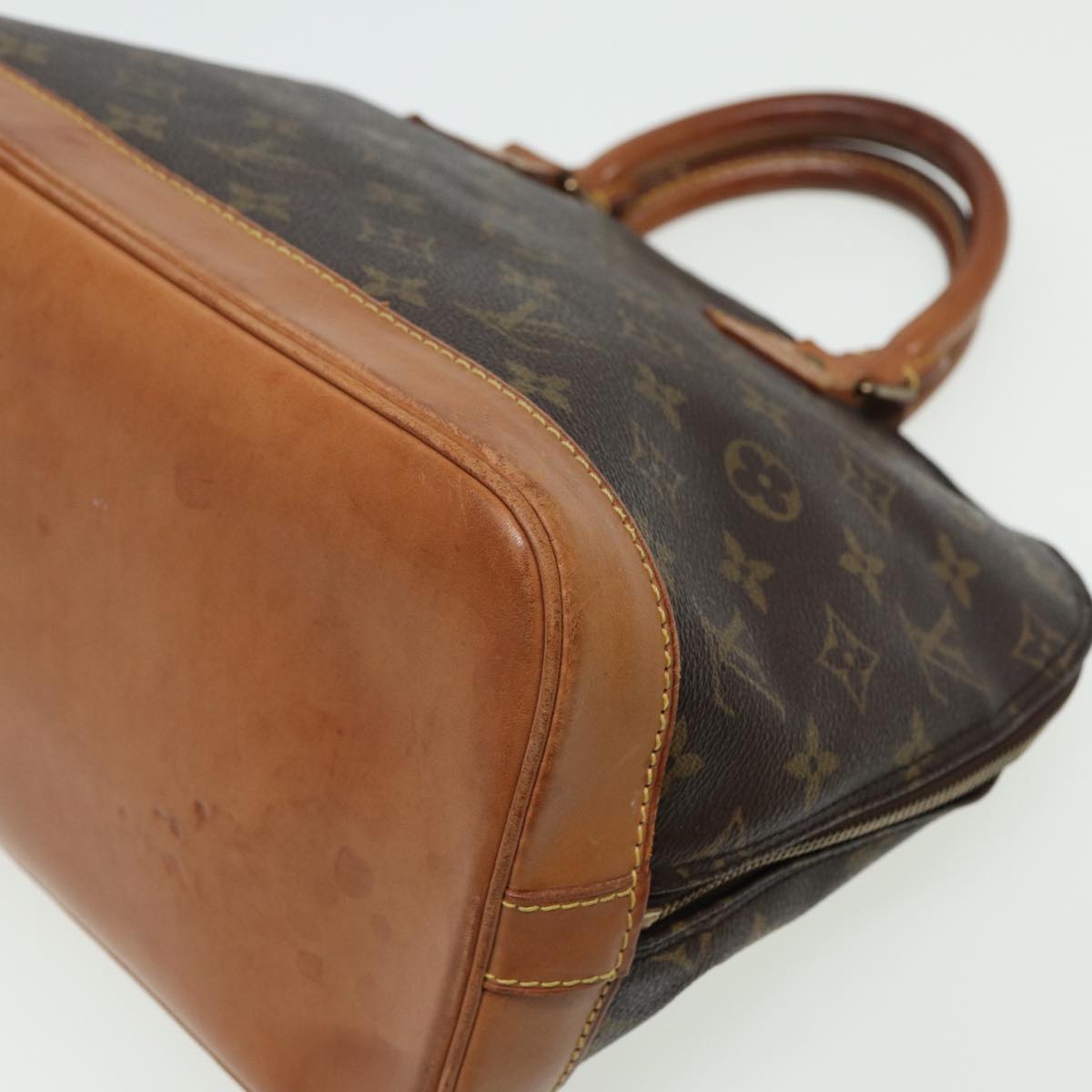 LOUIS VUITTON Monogram Alma Hand Bag M51130 LV Auth 81715