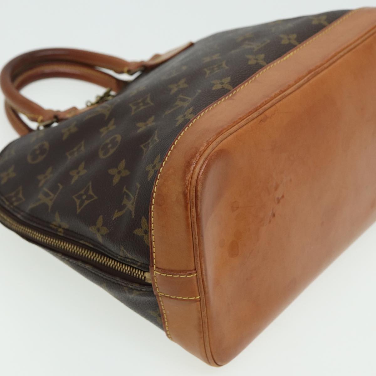 LOUIS VUITTON Monogram Alma Hand Bag M51130 LV Auth 81715