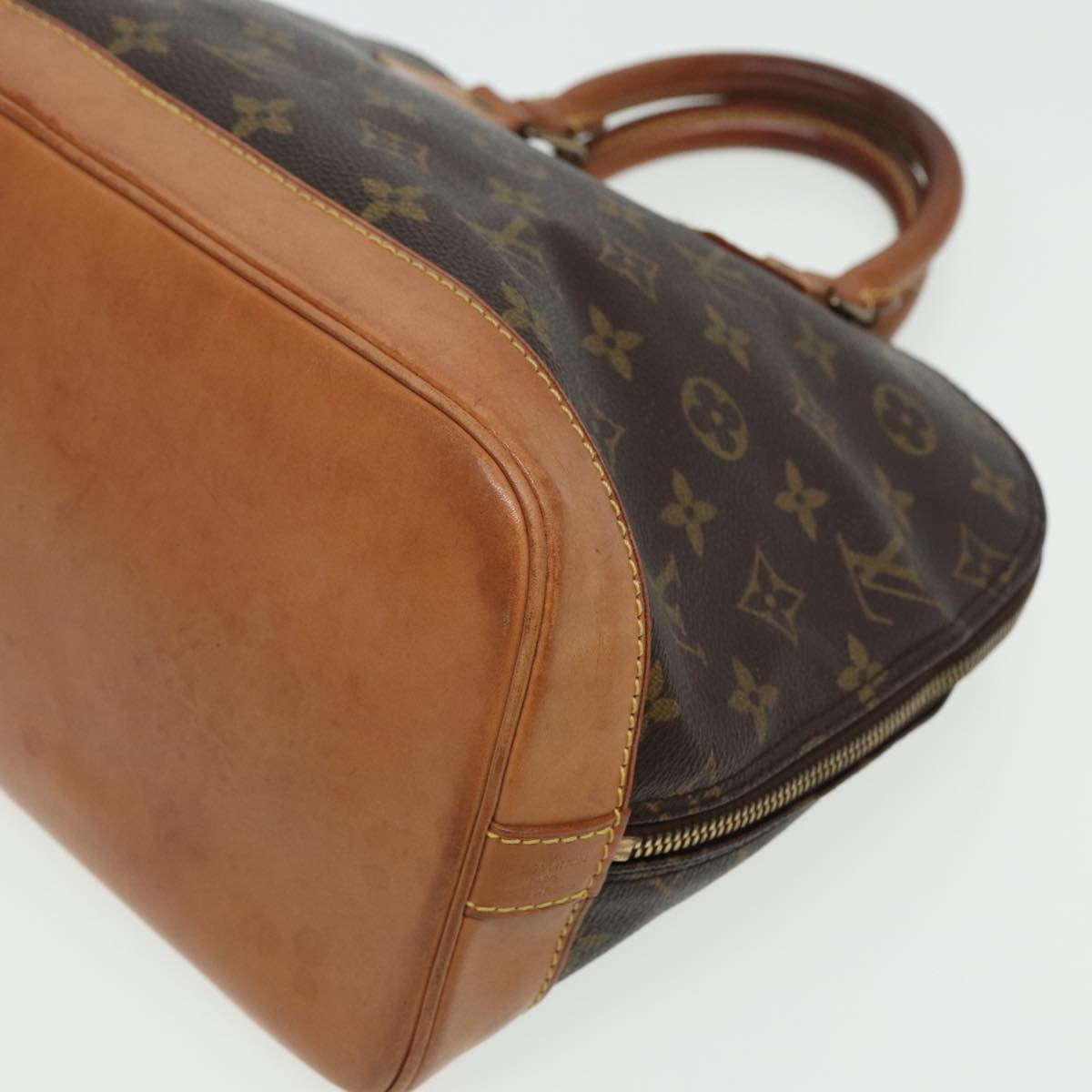 LOUIS VUITTON Monogram Alma Hand Bag M51130 LV Auth 81715