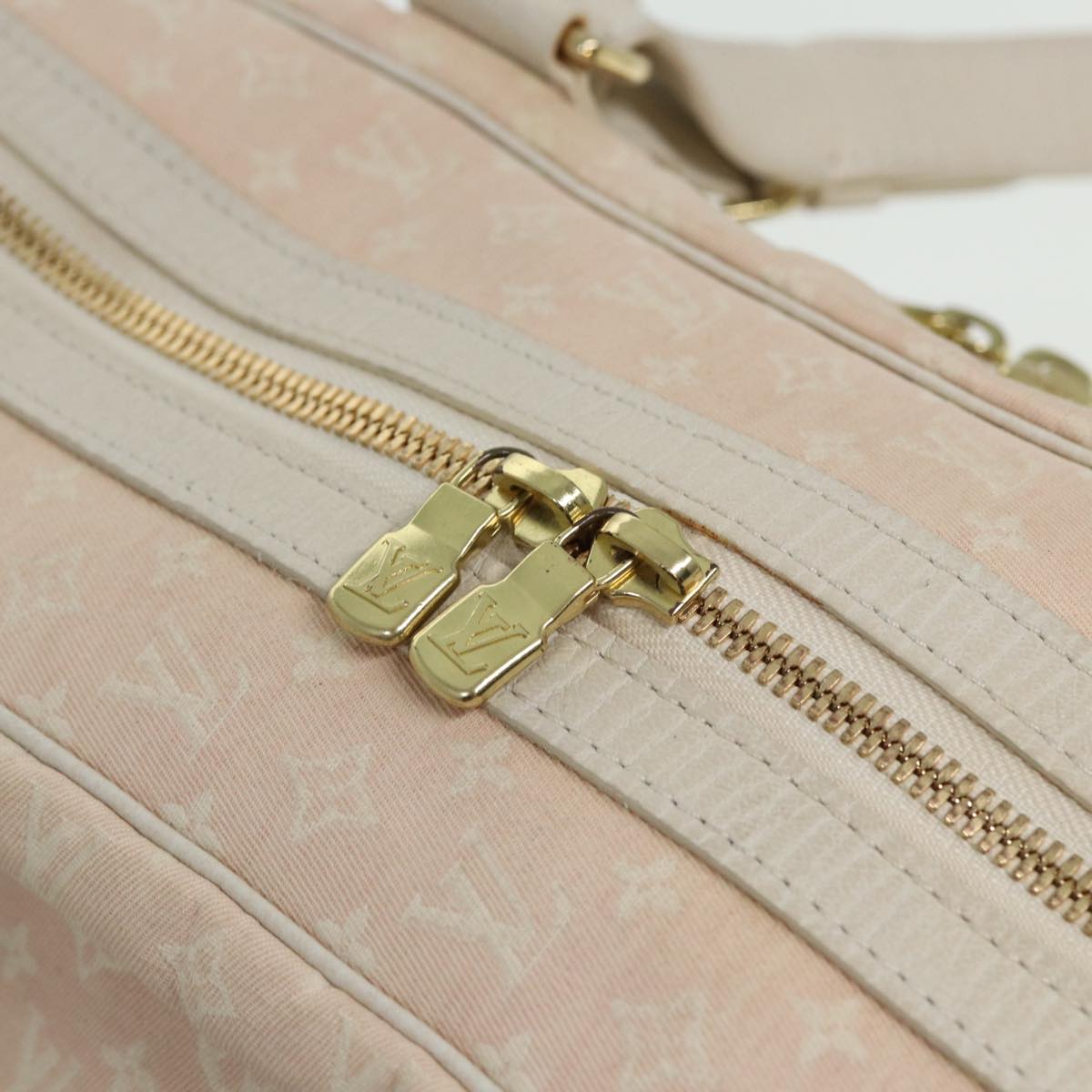 LOUIS VUITTON Monogram Mini Lin Sac Arange Shoulder Bag Rose M95255 Auth 81717