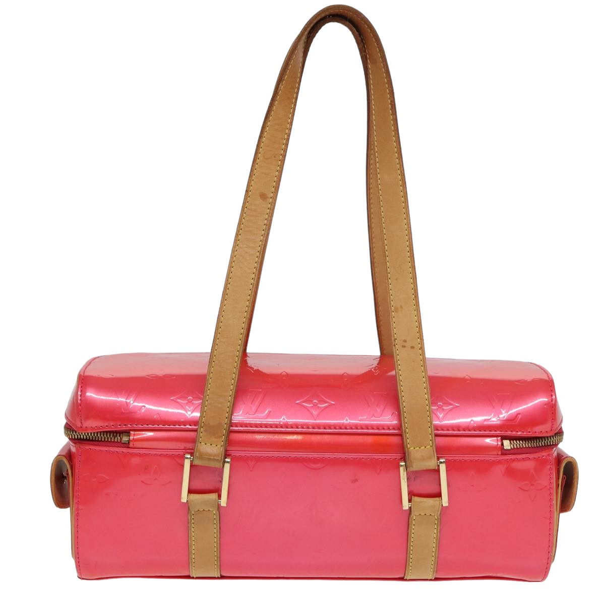 LOUIS VUITTON Vernis Sullivan Horizontal GM Bag Fuchsia Pink M91267 Auth 81719 - 0