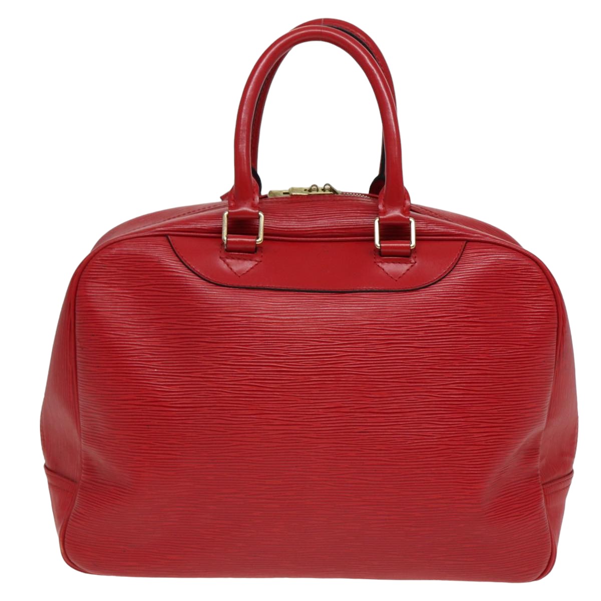 LOUIS VUITTON Epi Deauville Hand Bag SPO Red LV Auth 81729 - 0