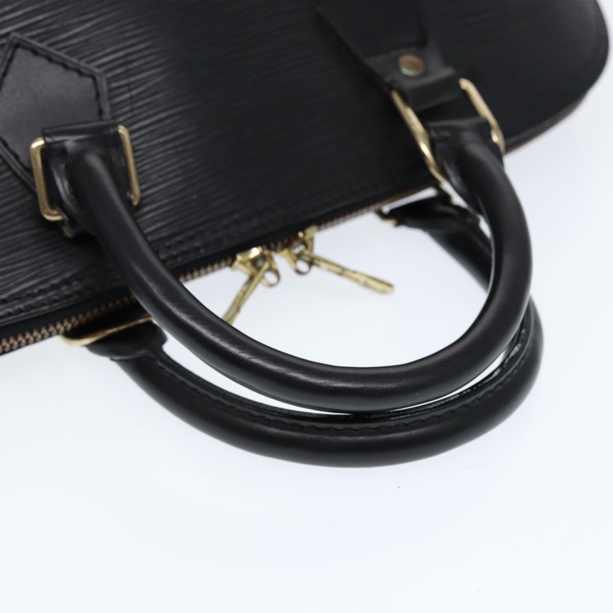 LOUIS VUITTON Epi Alma Hand Bag Black M52142 LV Auth 81730