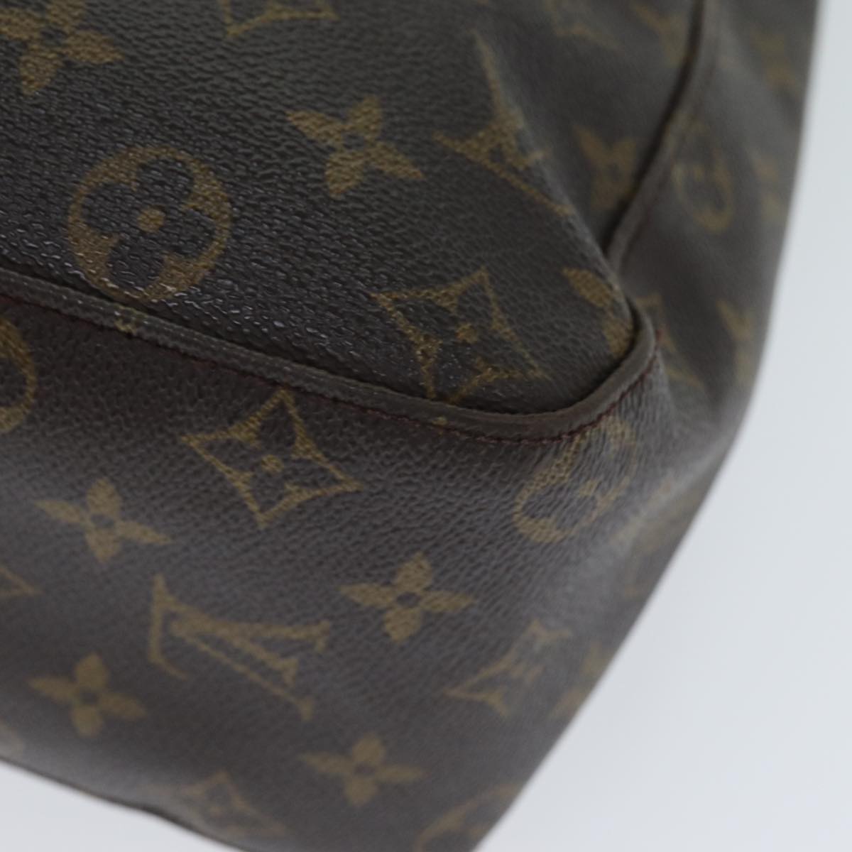 LOUIS VUITTON Monogram Looping GM Shoulder Bag M51145 LV Auth 81738