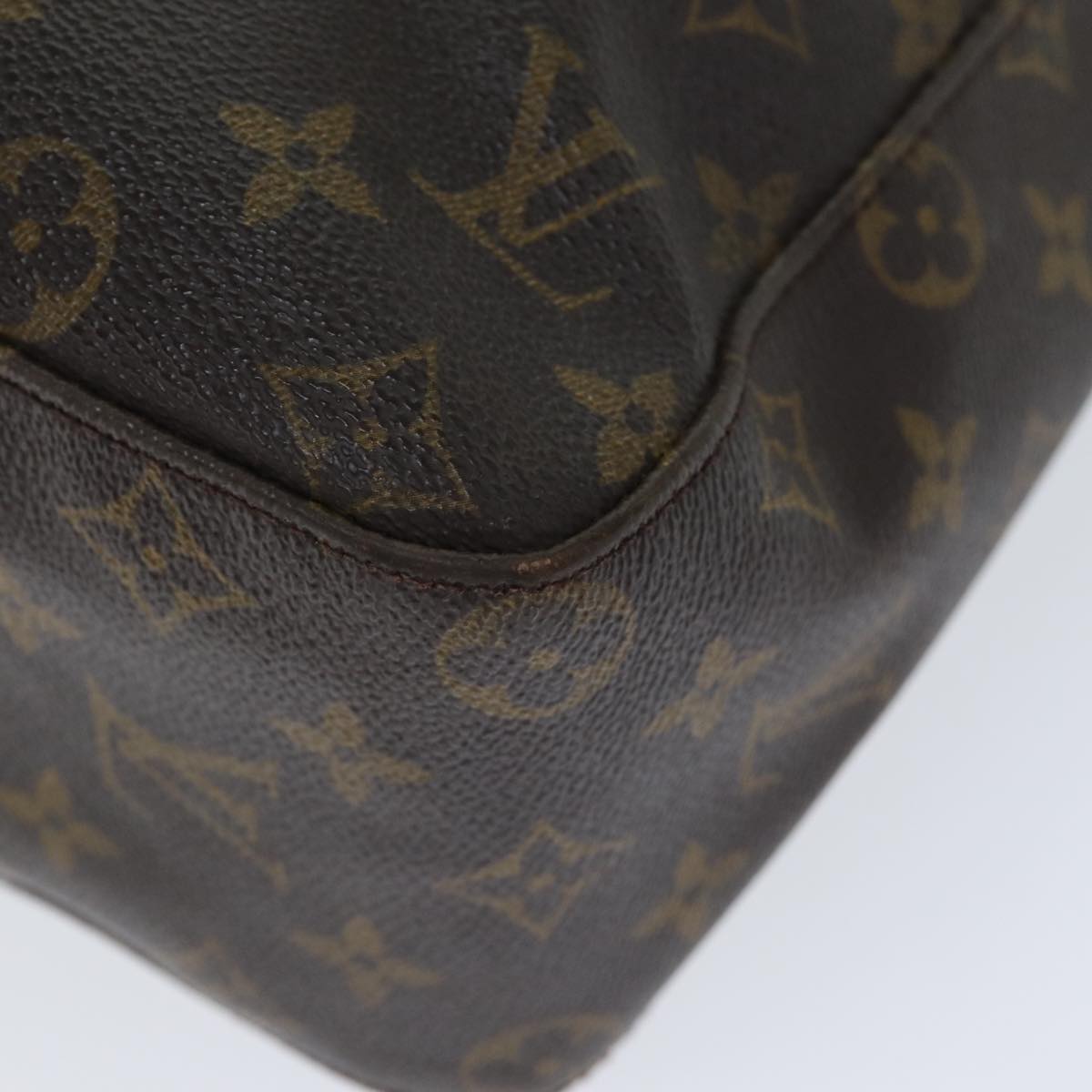 LOUIS VUITTON Monogram Looping GM Shoulder Bag M51145 LV Auth 81738