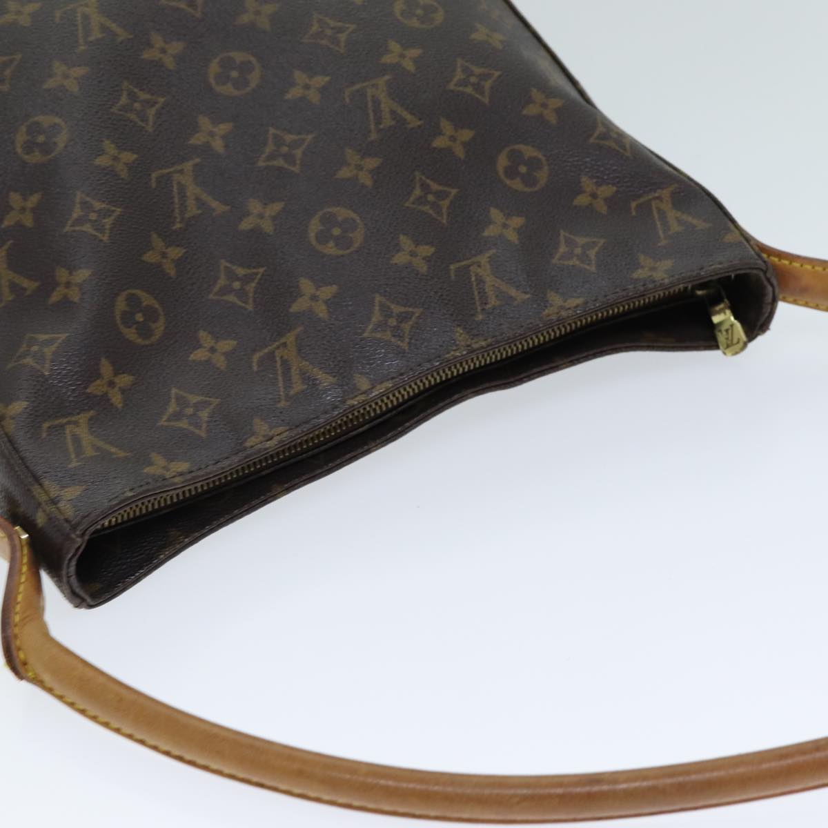 LOUIS VUITTON Monogram Looping GM Shoulder Bag M51145 LV Auth 81738