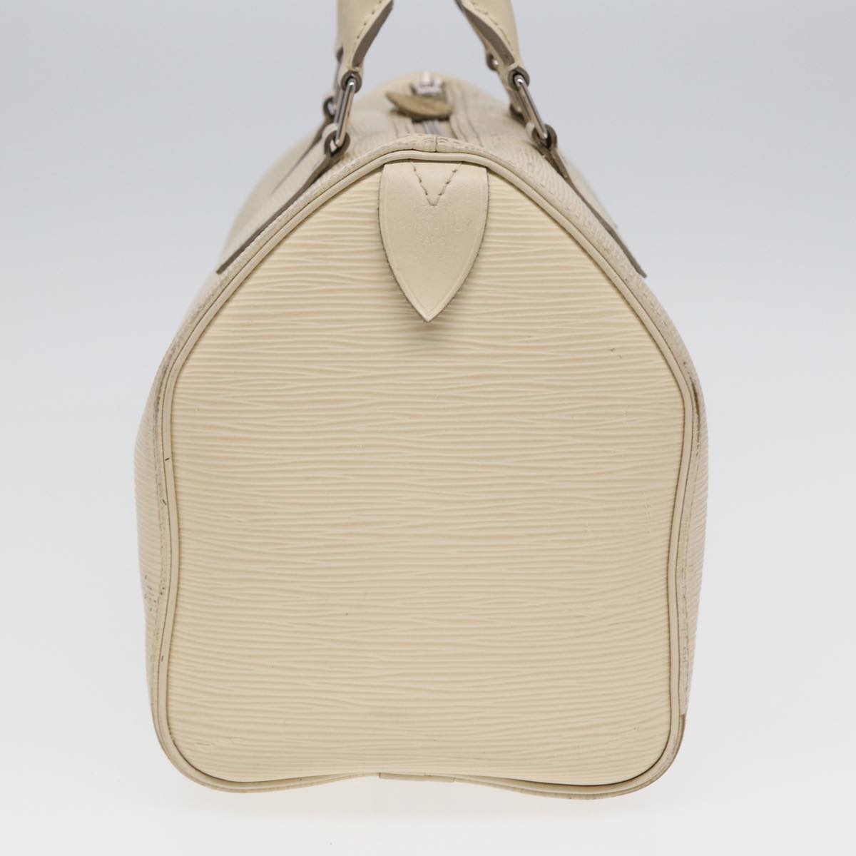 LOUIS VUITTON Epi Speedy 25 Hand Bag White Yvoire M5923J LV Auth 81763