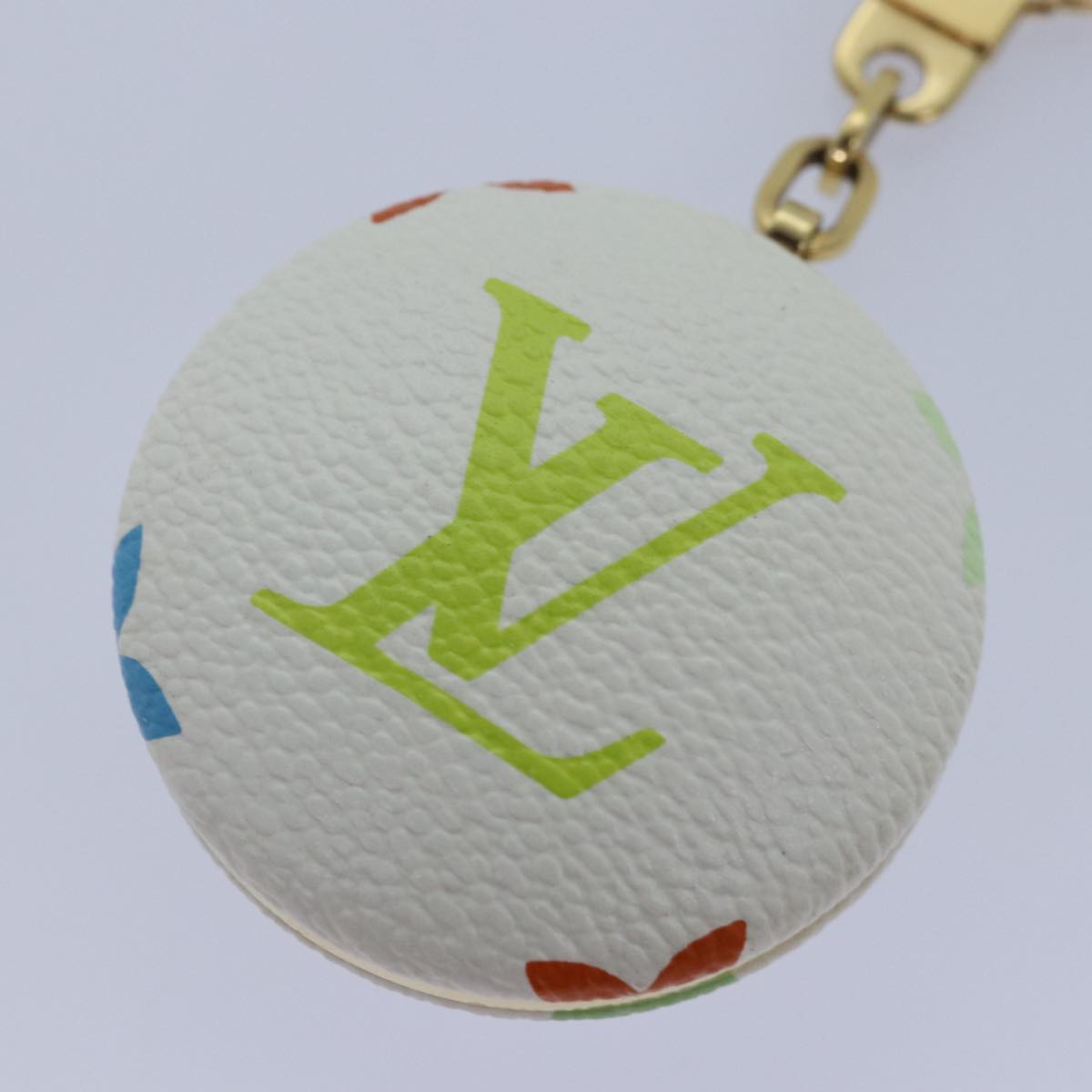 LOUIS VUITTON Monogram Multicolor Astropill Charm White M51911 LV Auth 81766 - 0