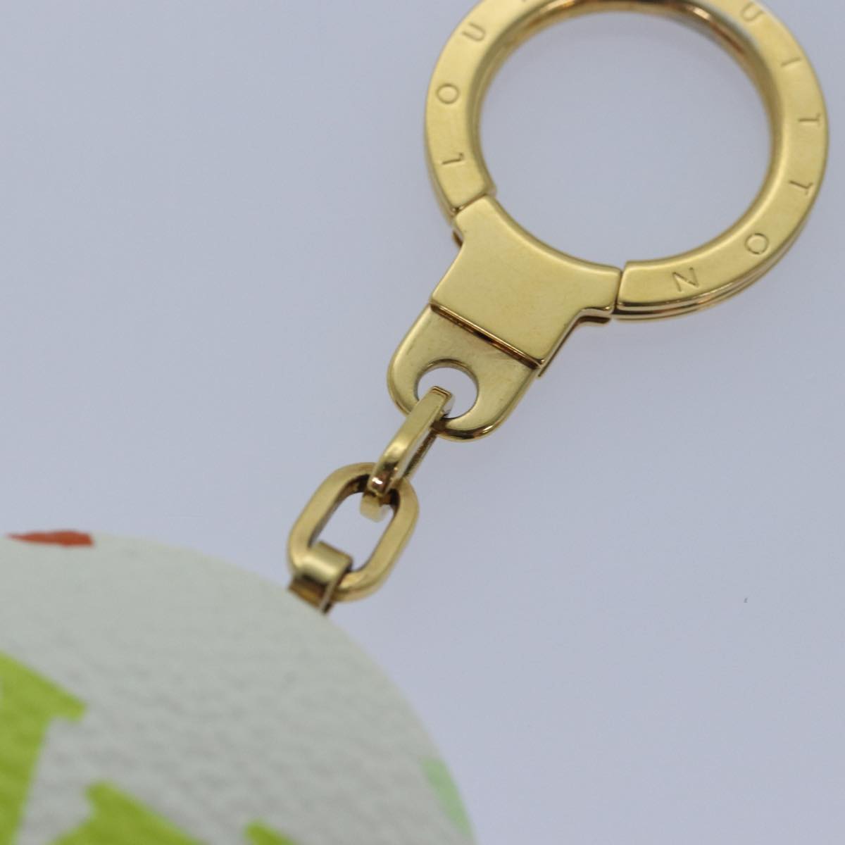 LOUIS VUITTON Monogram Multicolor Astropill Charm White M51911 LV Auth 81766