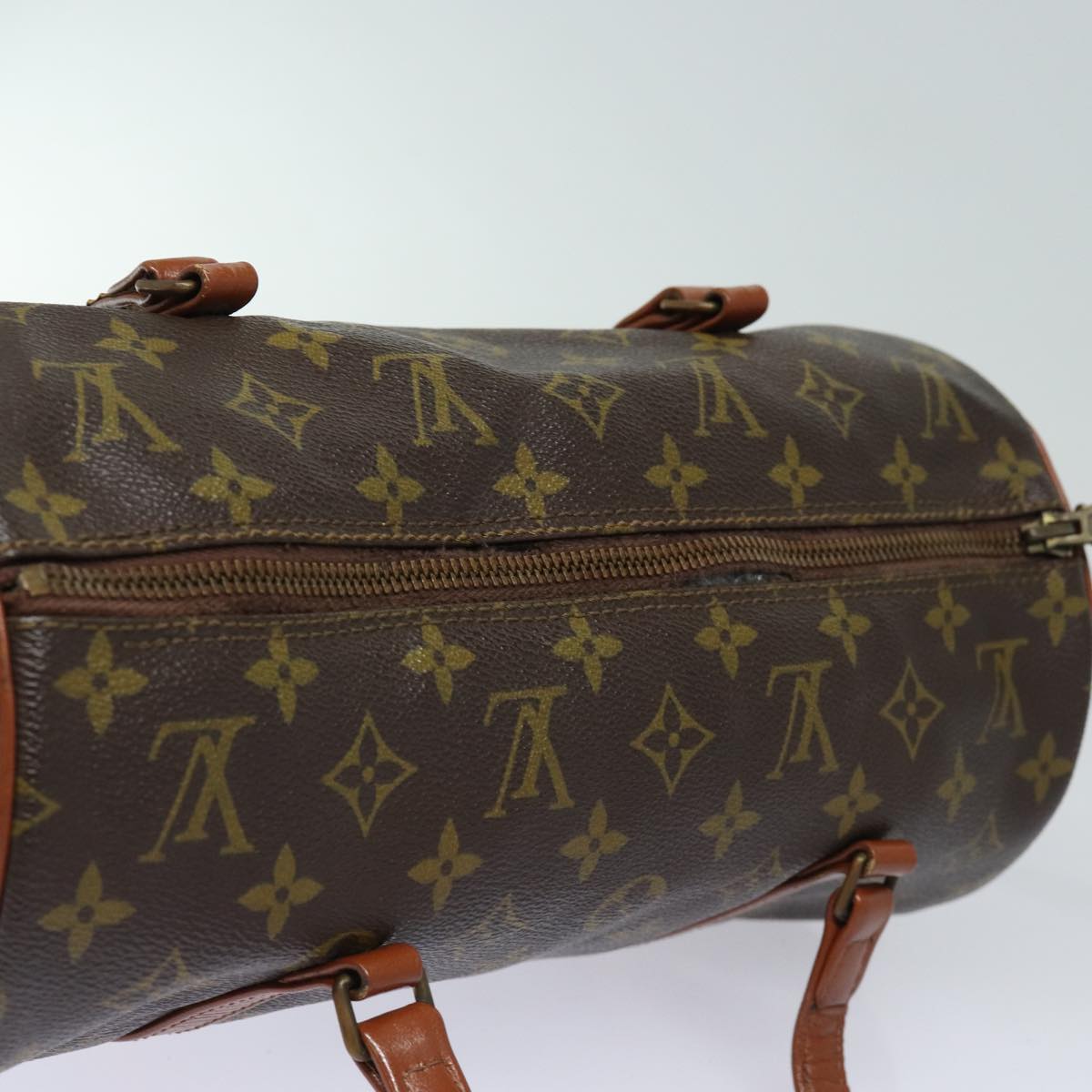 LOUIS VUITTON Monogram Papillon 30 Hand Bag M51385 LV Auth 81768