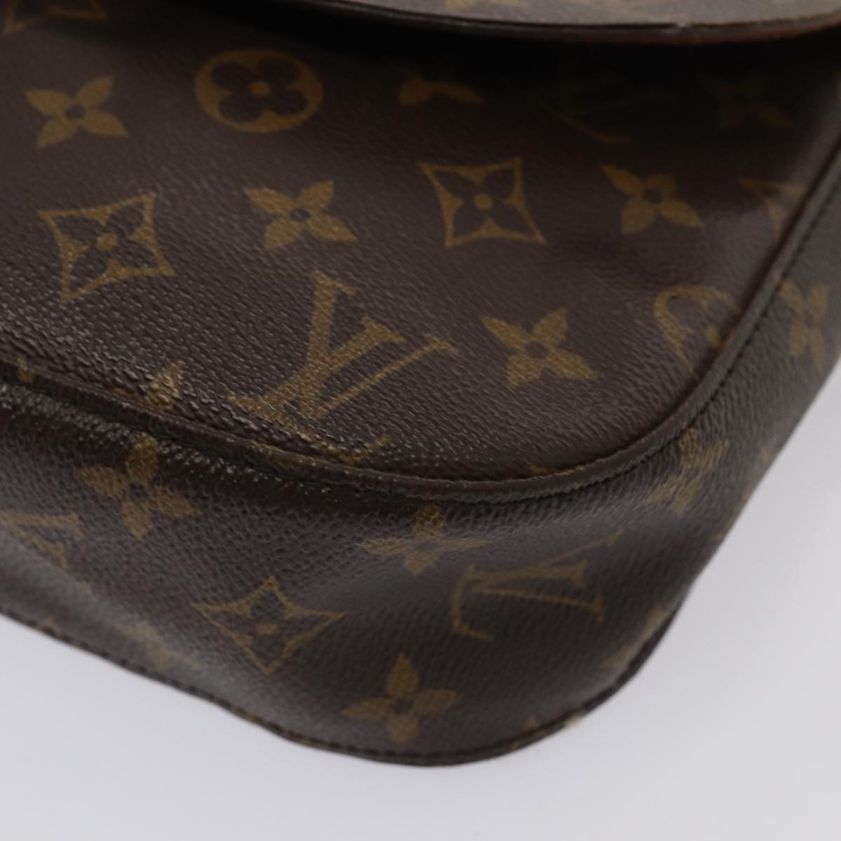 LOUIS VUITTON Monogram Saint Cloud GM Shoulder Bag M51242 LV Auth 81777