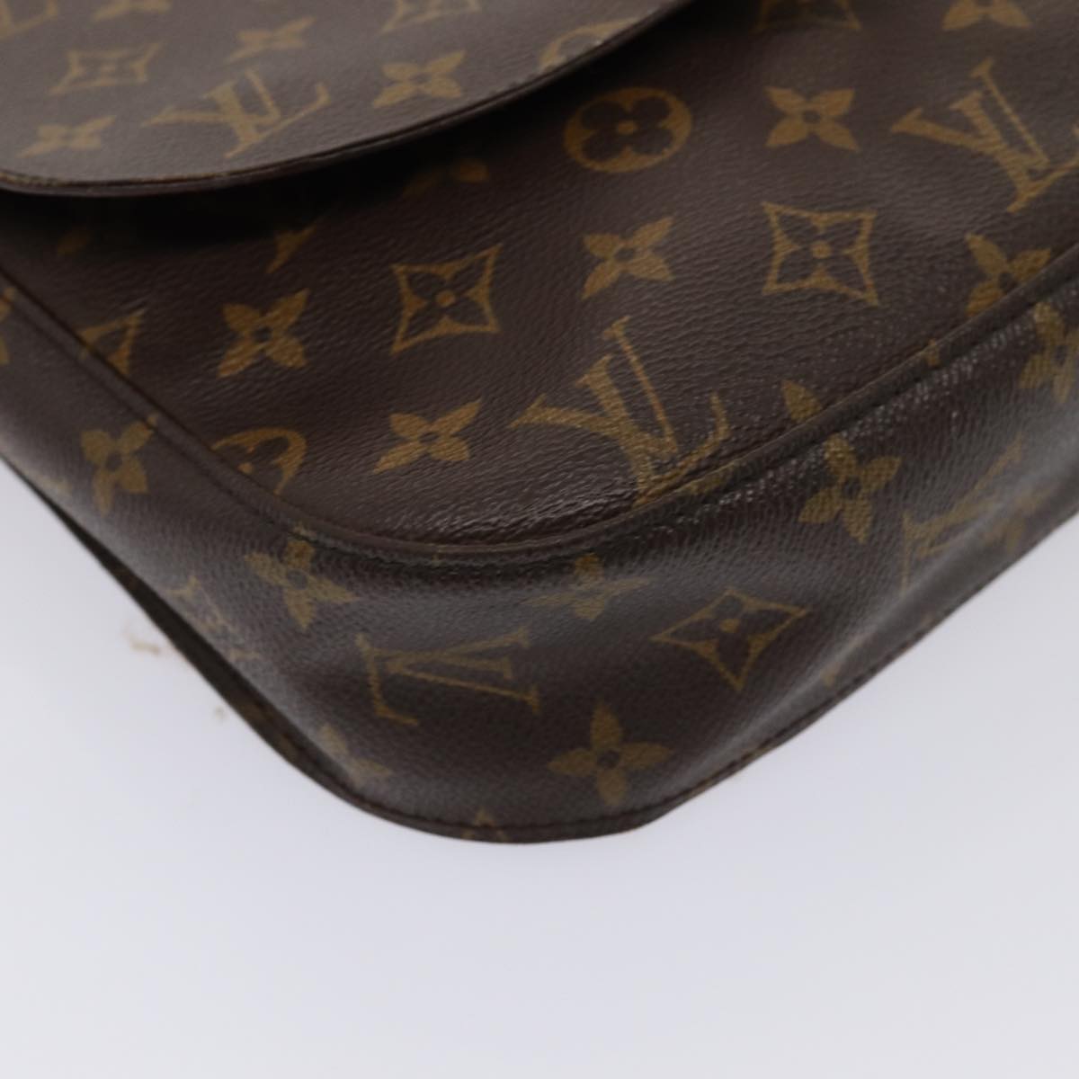 LOUIS VUITTON Monogram Saint Cloud GM Shoulder Bag M51242 LV Auth 81777