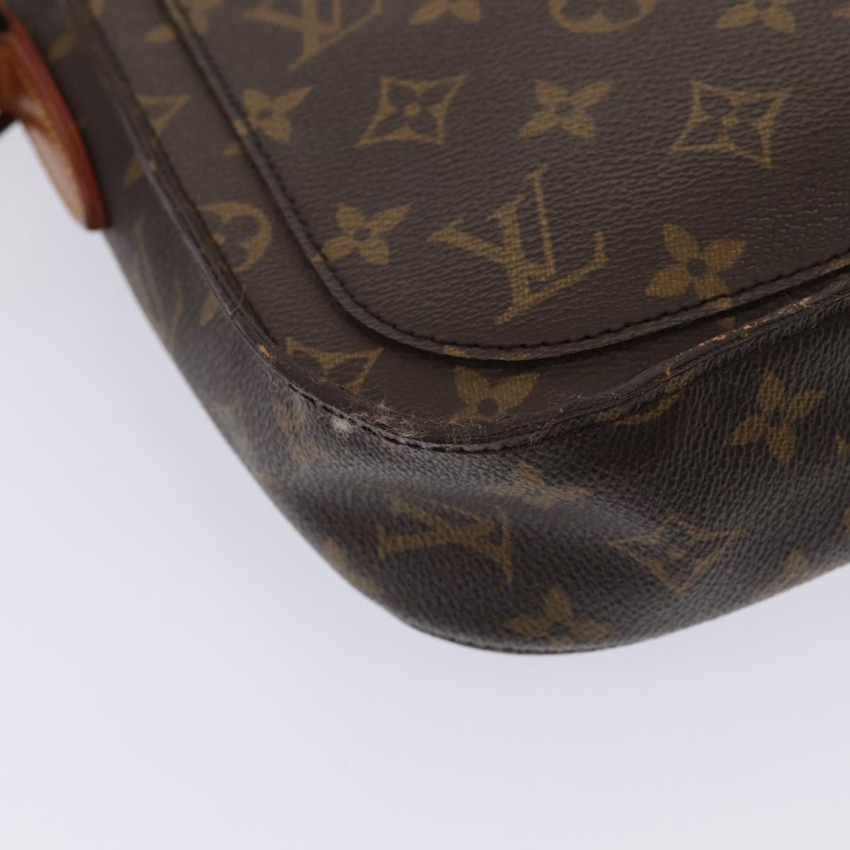 LOUIS VUITTON Monogram Saint Cloud GM Shoulder Bag M51242 LV Auth 81777