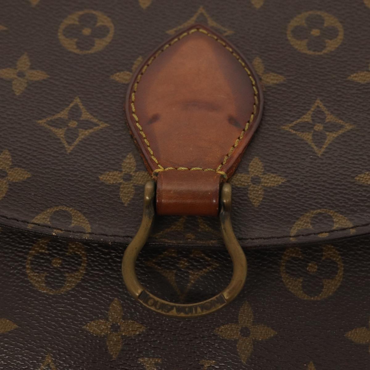 LOUIS VUITTON Monogram Saint Cloud GM Shoulder Bag M51242 LV Auth 81777